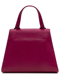 Akris Alba Structured Leather Top Handle Bag
