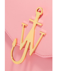 J.W.Anderson Logo Leather Shoulder Bag Baby Pink