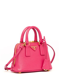 Prada Mini Saffiano Proade Bag Pink