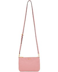 Miu Miu Pink Double Zip Shoulder Bag