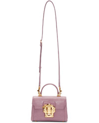 Dolce & Gabbana Pink Embossed Lucia Bag