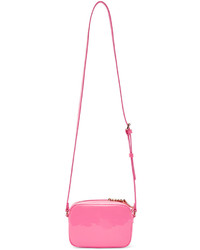 Versace Pink Patent Medusa Shoulder Bag