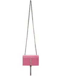 Saint Laurent Pink Small Monogram Kate Bag
