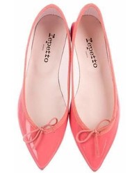 Repetto Patent Leather Pointed Toe Flats W Tags