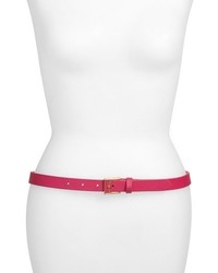 Lauren Ralph Lauren Leather Belt Aruba Pink Small