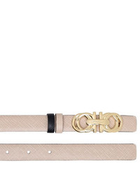 Salvatore Ferragamo 20mm Reversible Gancio Leather Belt