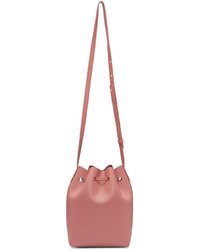 Mansur Gavriel Pink Leather Mini Bucket Bag