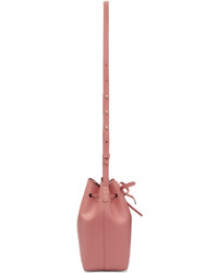 Mansur Gavriel Pink Leather Mini Bucket Bag
