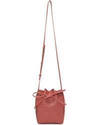 Mansur Gavriel Pink Saffiano Mini Mini Bucket Bag