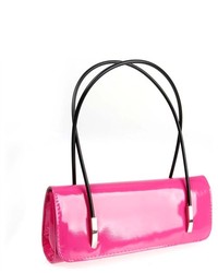 Bundle Monster Bmc Synthetic Patent Leather Evening Party Clutch W Shoulder Straps Pink