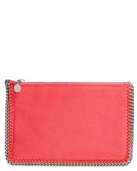 Stella McCartney Falabella Faux Leather Pouch With Convertible Strap Black