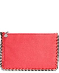 Stella McCartney Falabella Faux Leather Pouch With Convertible Strap Pink