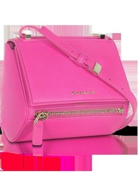 Givenchy Pandora Shocking Pink Leather Mini Box Bag