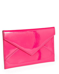 Patent Leather Envelope Pink