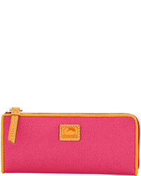 Dooney & Bourke Patterson Leather Zip Clutch