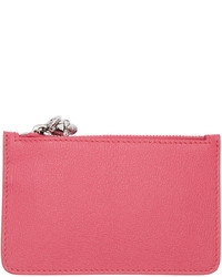 Alexander McQueen Pink Leather Coin Pouch