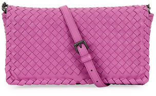 woven leather clutch