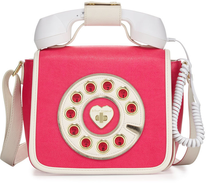 betsey johnson telephone handbag