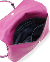 French Connection Charlie Faux Leather Crossbody Bag Fuchsia