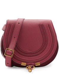 Chloé Chloe Marcie Small Leather Crossbody Bag Pink