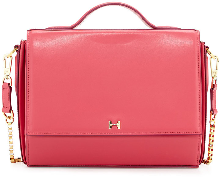 STRUCTURED CROSSBODY BAG - Pink