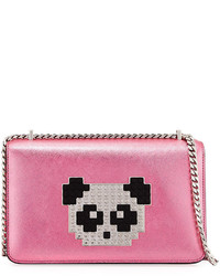 Les Petits Joueurs Mini Janis Panda Crossbody Bag Pink