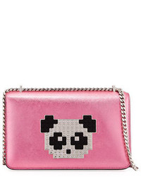 Les Petits Joueurs Mini Janis Panda Crossbody Bag Pink