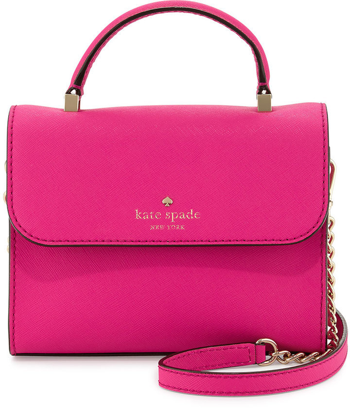 Kate Spade New York Cedar Street Nora Mini Crossbody Bag Pink, $228 |  Neiman Marcus | Lookastic