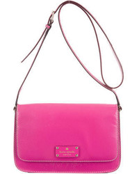 Women's Hot Pink Leather Crossbody Bags by Kate Spade | Lookastic