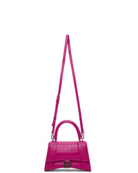 Balenciaga Pink Croc Hourglass Bag