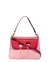 JW Anderson Pink Pierce Medium Leather Shoulder Bag