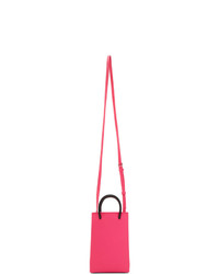 Balenciaga Pink Shopping Phone Holder Bag