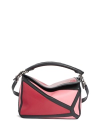 Loewe Puzzle Graphic Colorblock Leather Bag