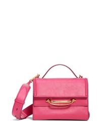 Alexander McQueen Small Double Flap Leather Shoulder Bag