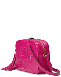Gucci Soho Crossbody Camera Bag Bright Pink