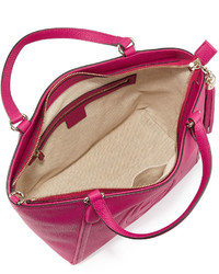 Gucci Soho Small Crossbody Tote Bag Bright Pink