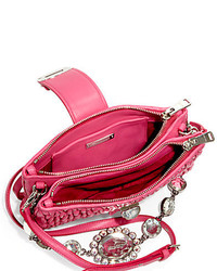 Miu Miu Swarovski Accented Quilted Leather Small Crossbody Bag