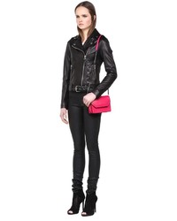 Mackage Zuki S5 Hot Pink Leather Mini Crossbody Bag