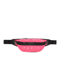 Hot Pink Leather Fanny Pack