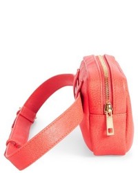 Faux Leather Camera Belt Bag Pink