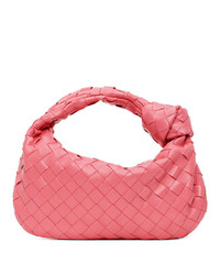 Bottega Veneta Pink Intrecciato Mini Bv Jodie Bag