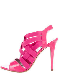 Casadei Patent Leather Strappy Sandals