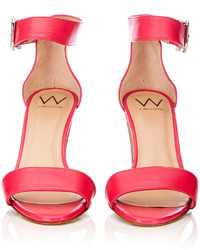 Wallis Pink Leather Sandal