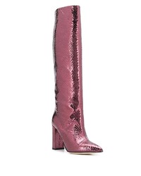 Paris Texas Embossed Knee Boots