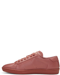 Saint Laurent Pink Sl01 Court Classic Sneakers