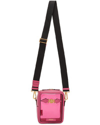 Versace Pink Medusa Biggie Messenger Bag