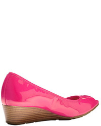 Cole Haan Air Tali Open Toe Wedge Pump Electra Pink