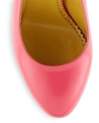 Charlotte Olympia Dolly Leather Platform Pumps