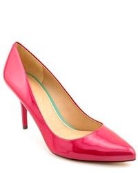 Joan & David Zevida Pink Patent Leather Pumps Heels Shoes