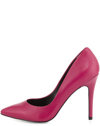 Charles by Charles David Pact Leather Pointed Toe Pump Fuchsia